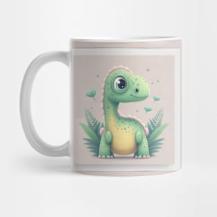 Dinas Abenteuer - Ein Branchiosaurus unter den Dinosauriern Mug